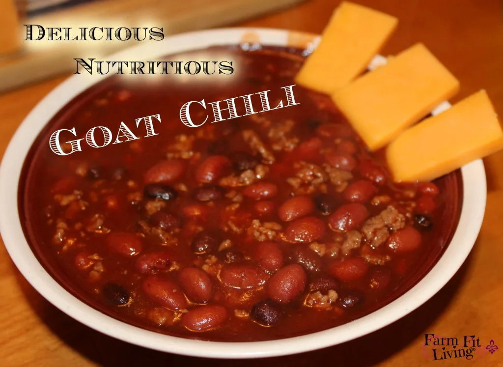 Delicious Nutritious Goat Chili