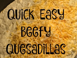 quick easy beefy quesadillas