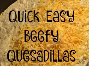 quick easy beefy quesadillas