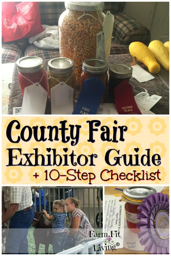 County Fair Exhibitor Guide and Printable Checklist