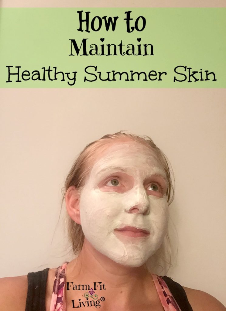maintain healthy summer skin