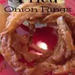 homemade fried onion rings