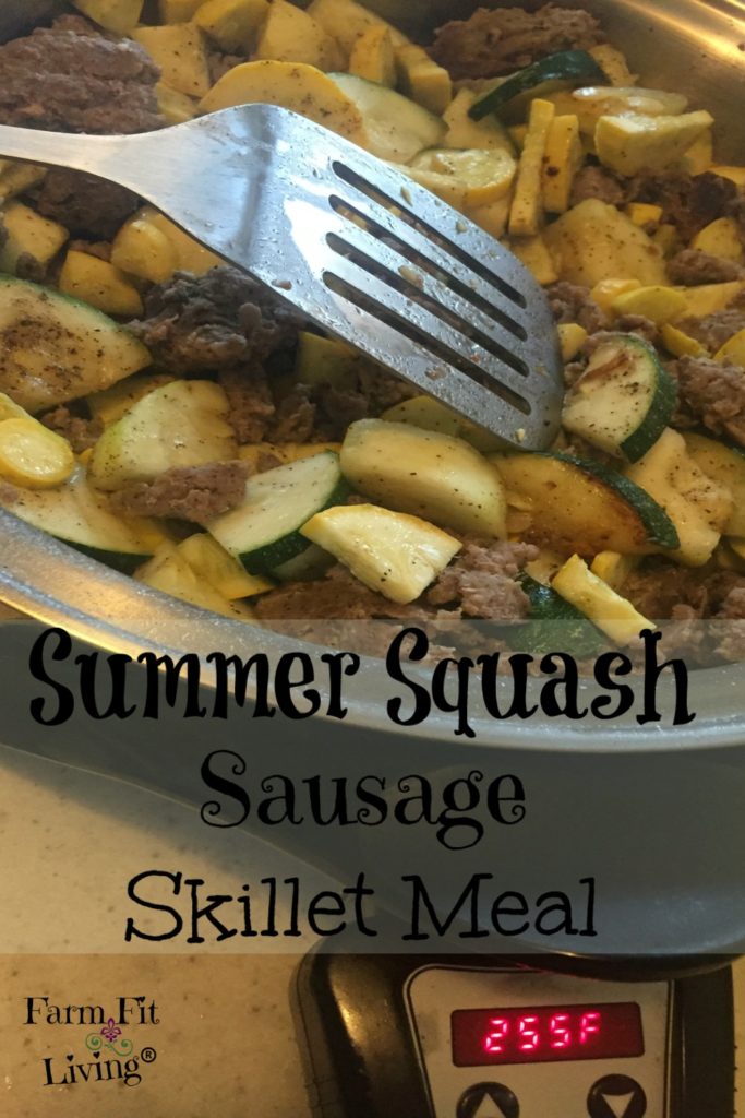 summer squash sausage skillet