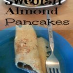 Swedish almond pancakes