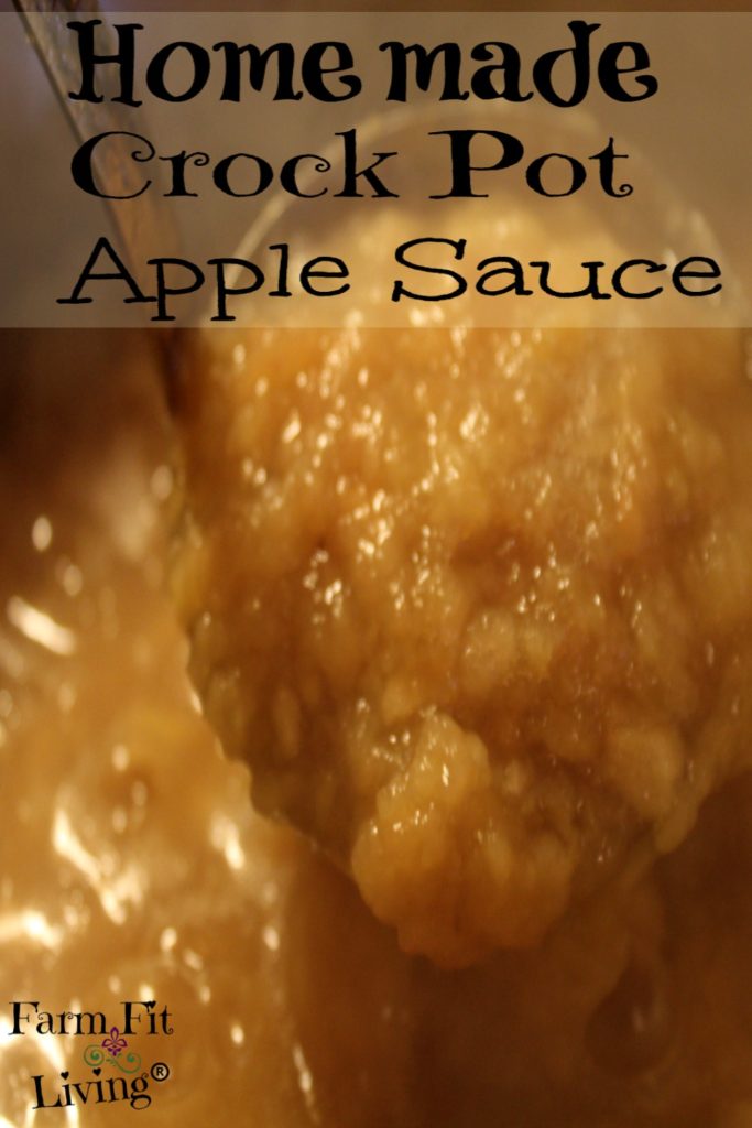 Homemade Crock Pot Apple Sauce