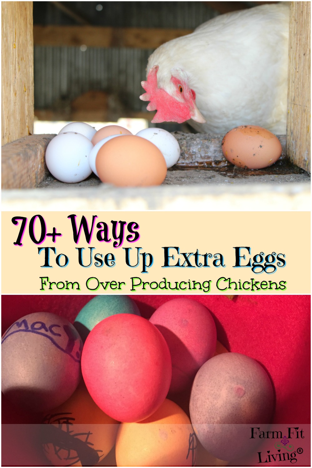 Ways to use up extra eggs