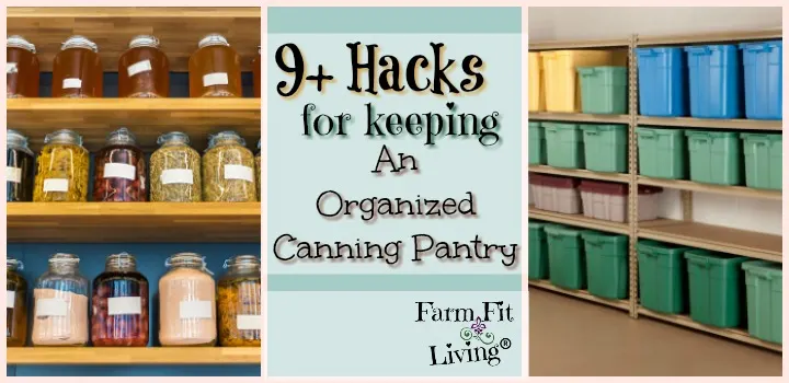 Keeping an Organized Canning Pantry
