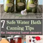 safe water bath canning tips