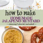 Yummy homemade jalapeno mustard recipe
