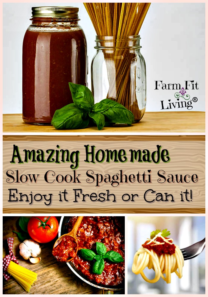 Homemade Slow Cook Spaghetti Sauce