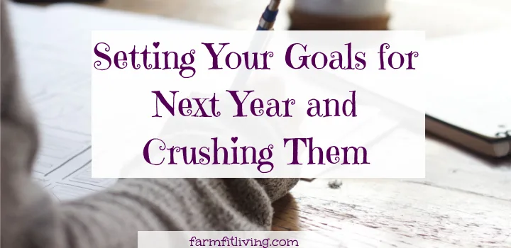 setting your goals for next year