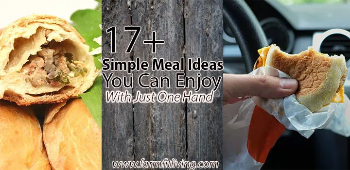 simple meal ideas you can enjoy with just one hand