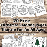 20 Free Christmas Coloring Pages