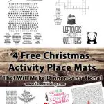 free Christmas Activity place mats
