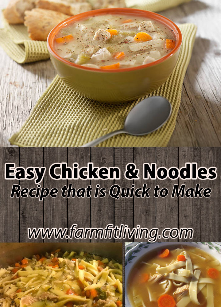 Easy Chicken and Noodles Recipe