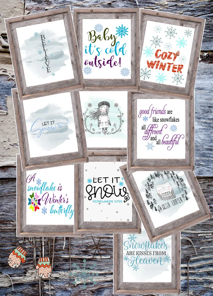 Winter Wall Hangings Guaranteed to warm up your life